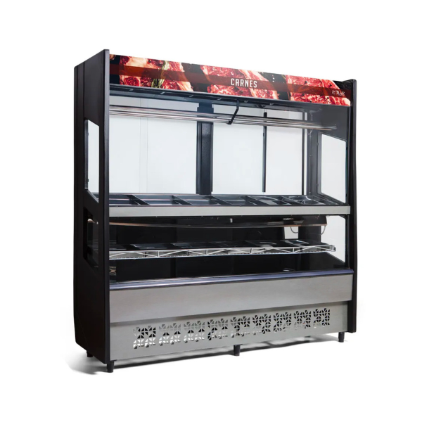 Expositor Refrigerado Carnes PEVA 200 – Tendal Duplo em Aço Inox