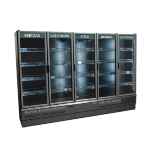 Expositor Refrigerador Polar 5 Portas – Auto Serviço 127/220V