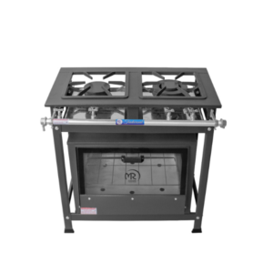 Fogão Industrial 2 Bocas (1 Dupla) com Forno – Baixa Pressão 