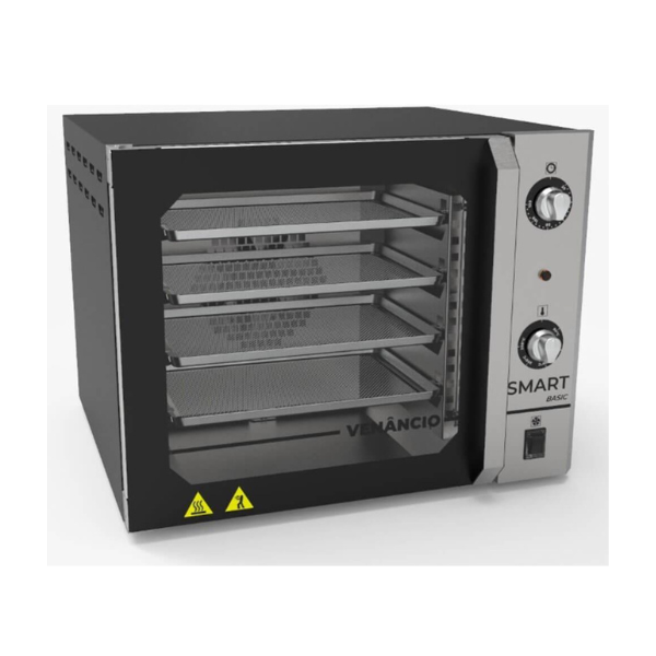 Forno Convector Preto Smart Basic Elétrico – Venâncio